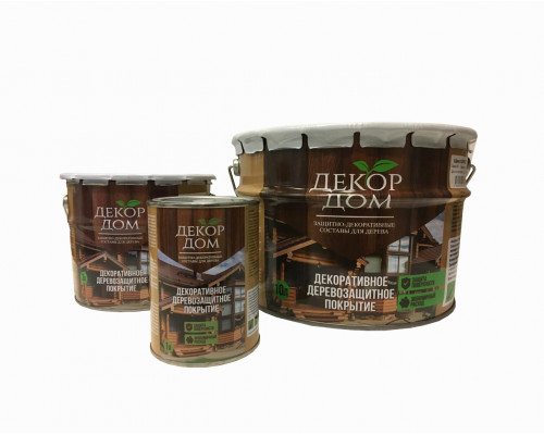 Защитно-декоративная текстура "Декор Дом", (литография)* БЕЛАЯ 0,8 л  Novocolor