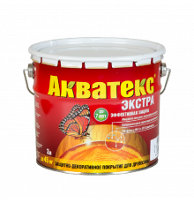 Защитно-декоративное покрытие для древесины Акватекс-Экстра Сосна 9 л. "Рогнеда"