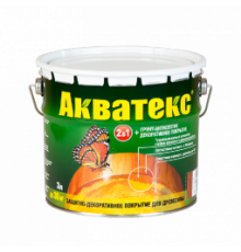 Защитно-декоративное покрытие для древесины Акватекс Желтый 0,8л. "Рогнеда"