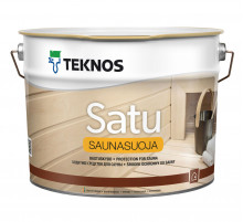 Защитное средство для деревянных поверхностей Satu Saunasuoja / Сауна Натура 9 л. Teknos
