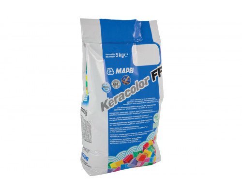Затирка цементная KERACOLOR FF / Кераколор ФФ №112 Серый 5кг., Mapei