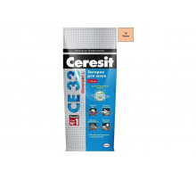 Затирка цементная от 2 - 5 мм. Ceresit СЕ 33 Comfort №28 Персик 2 кг.