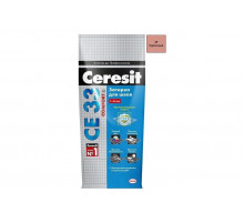 Затирка цементная от 2 - 5 мм. Ceresit СЕ 33 Comfort №49 Кирпич 2 кг.