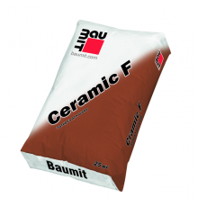 Затирка цементная полусухая для камня Baumit Ceramic F светло-серый 25 кг.