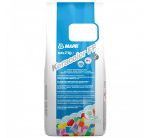 Затирка цементная водоотталкивающая Keracolor FF / Кераколор ФФ №112 серый 2 кг. Mapei