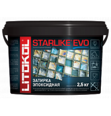 Затирка двухкомпонентная эпоксидная Litokol Starlike EVO S.125 Grigio Cemento 2,5 кг.