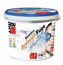 Затирка эластичная цементная плиточная Baumit Baumacol PremiumFuge манхэттен 2 кг.