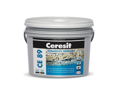 Затирка эпоксидная 2-компонентный Ceresit CE 89 Ultraepoxy Premium № 817 Solid Slate 2,5 кг.