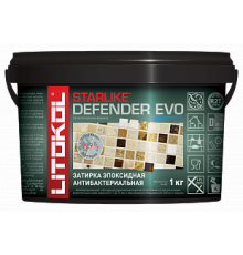 Затирка эпоксидная антибактериальная Litokol Starlike Defender EVO S.200 Avorio 1 кг.