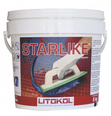 Затирка эпоксидная двухкомпонентная Litokol Starlike Defender AVORIO C.520 слоновая кость 1 кг.
