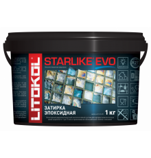 Затирка эпоксидная двухкомпонентная litokol Starlike EVO S.240 Moka 1 кг.