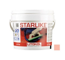 Затирка эпоксидная Litochrom Starlike C.230 Corallo / Светло-розовый 2,5 кг., Litokol