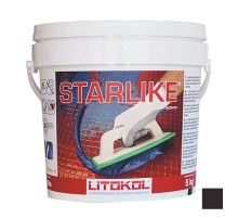 Затирка эпоксидная Litochrom Starlike C.240 Antracite / Чёрный 5 кг., Litokol