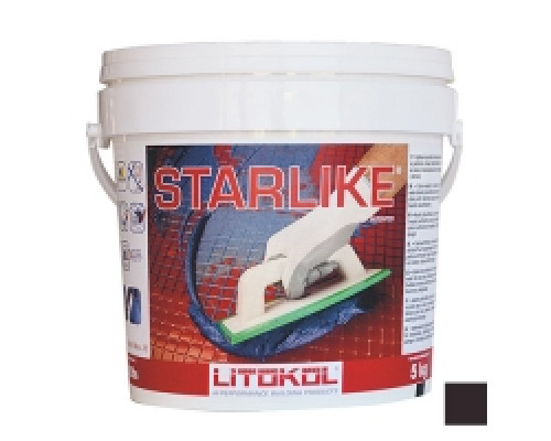 Затирка эпоксидная Litochrom Starlike C.240 Antracite / Чёрный 5 кг., Litokol
