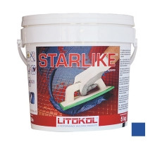Затирка эпоксидная Litochrom Starlike C.260 Zaffiro / Синий 5 кг., Litokol