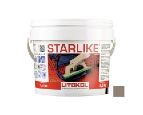 Затирка эпоксидная Litochrom Starlike C.280 Grigio / Серый 2,5 кг., Litokol