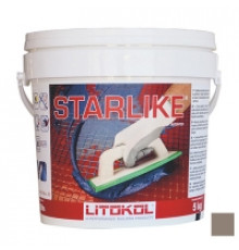 Затирка эпоксидная Litochrom Starlike C.280 Grigio / Серый 5 кг., Litokol
