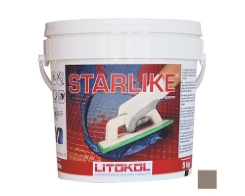 Затирка эпоксидная Litochrom Starlike C.280 Grigio / Серый 5 кг., Litokol