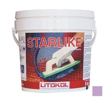 Затирка эпоксидная Litochrom Starlike C.380 Lilla / Сиреневый 5 кг., Litokol