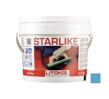 Затирка эпоксидная Litochrom Starlike C.390 Artic Blu / Светло-голубой 2,5 кг., Litokol