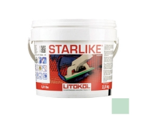 Затирка эпоксидная Litochrom Starlike C.540 Verde Salvia/ Зелёный шалфей 2,5 кг., Litokol