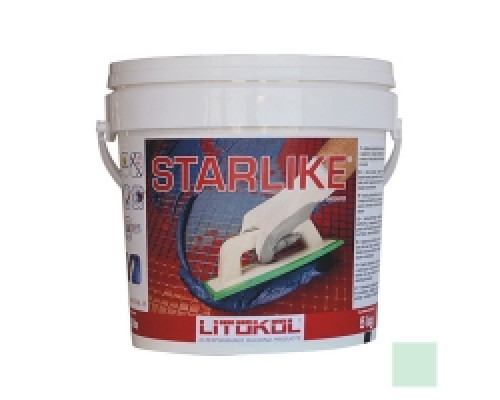 Затирка эпоксидная Litochrom Starlike C.540 Verde Salvia/ Зелёный шалфей 5 кг., Litokol