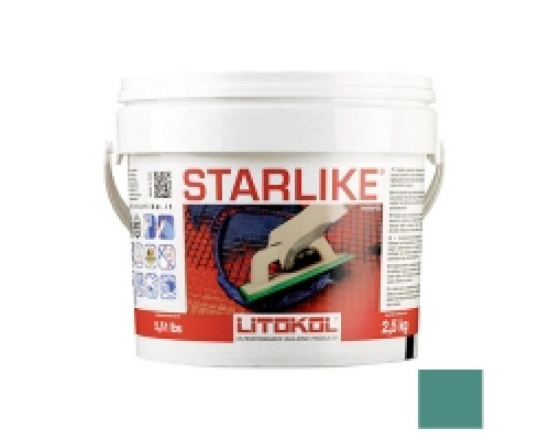 Затирка эпоксидная Litochrom Starlike C.550 Verde Pino / Зелёная сосна 2,5 кг., Litokol