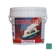 Затирка эпоксидная Litochrom Starlike C.550 Verde Pino / Зелёная сосна 5 кг., Litokol