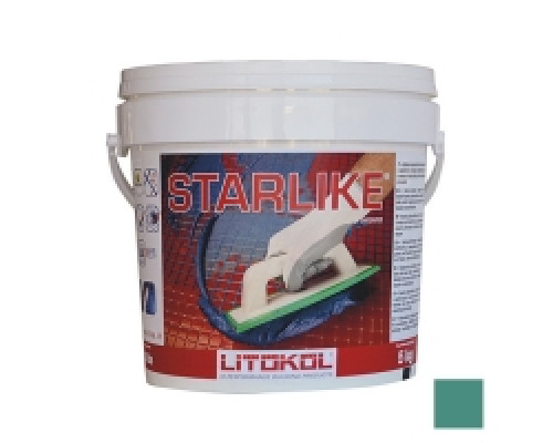 Затирка эпоксидная Litochrom Starlike C.550 Verde Pino / Зелёная сосна 5 кг., Litokol