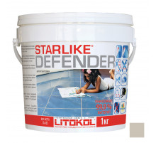 Затирка эпоксидная Starlike Defender SILVER C.220 светло-серый 1кг., Litokol