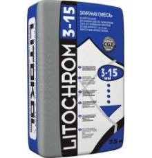 Затирка LITOCHROM 3-15 C.90 красно-коричневый/терракота 25 кг., Litokol