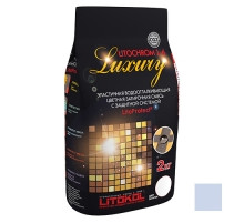 Затирка LITOKOL LITOCHROM LUXURY 1-6 / ЛИТОКОЛ ЛИТОХРОМ ЛАКШЕРИ 1-6 C.110 голубой 2 кг.