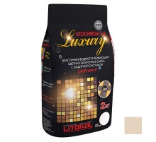 Затирка LITOKOL LITOCHROM LUXURY 1-6 / ЛИТОКОЛ ЛИТОХРОМ ЛАКШЕРИ 1-6 C.60 бежевый/багама 2 кг.