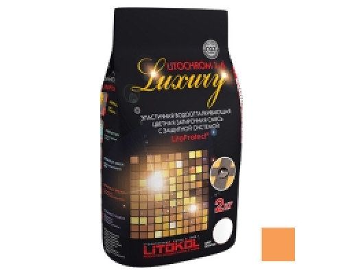Затирка LITOKOL LITOCHROM LUXURY 1-6 / ЛИТОКОЛ ЛИТОХРОМ ЛАКШЕРИ 1-6 C.700 оранж 2 кг.