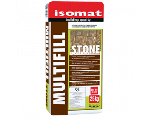 Затирка полимерцементная Multifill Stone №7 красно-коричневая 25 кг. Isomat
