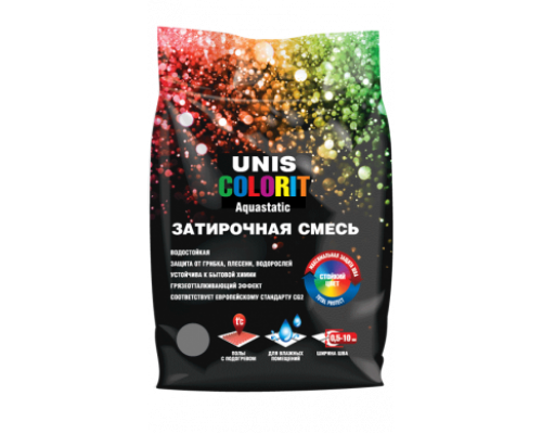 Затирка Юнис Colorit белая 2 кг., Unis