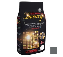 Затирочная смесь LITOKOL LITOCHROM LUXURY 1-6 / ЛИТОКОЛ ЛИТОХРОМ ЛАКШЕРИ 1-6 C.40 антрацит 2 кг.