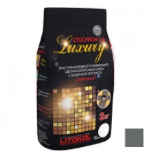 Затирочная смесь LITOKOL LITOCHROM LUXURY 1-6 / ЛИТОКОЛ ЛИТОХРОМ ЛАКШЕРИ 1-6 C.40 антрацит 2 кг.