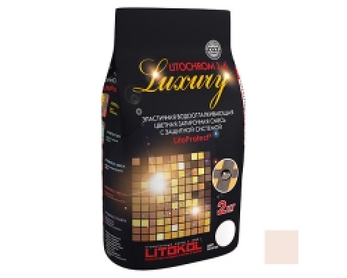 Затирочная смесь LITOKOL LITOCHROM LUXURY 1-6 / ЛИТОКОЛ ЛИТОХРОМ ЛАКШЕРИ 1-6 C.70 светло-розовый 2 кг.
