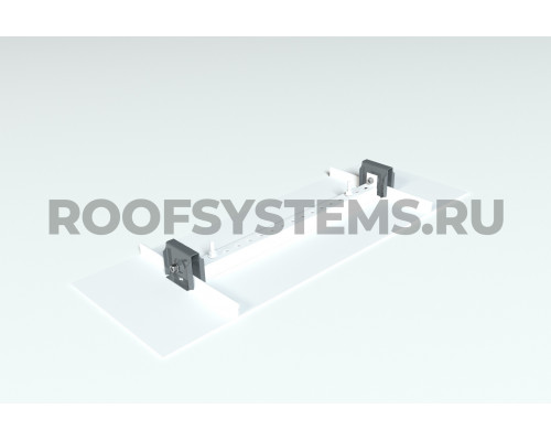 Зажим Roofsystems Prestige фальц с крепежом RAL 7024 Серый графит