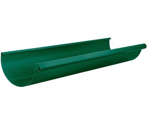 Желоб водосточный Aquasystem Pural 150/100 RAL 6005 Зеленый мох 3000 мм.
