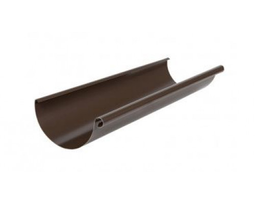 Желоб водосточный Aquasystem Pural 150/100 RR 32 Темно-коричневый 3000 мм.
