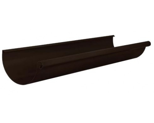 Желоб водосточный Aquasystem Pural Matt 90/125 RR 32 Темно-коричневый 3000 мм.
