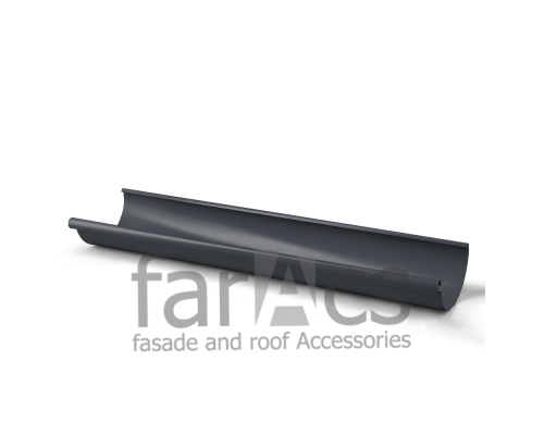Желоб водосточный FarAcs СТАЛЬ PREMIUM 125/90 L=3м (PLU-RAL 7024)