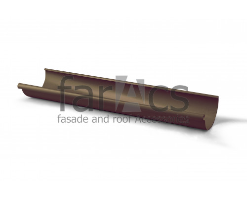 Желоб водосточный FarAcs СТАЛЬ PREMIUM 125/90 L=3м (PLU-RAL 8017 MATT)