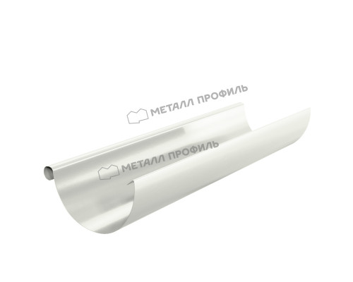 Желоб водосточный Металл Профиль GS Lite D125 х 3000 мм. RAL 9003 Белый