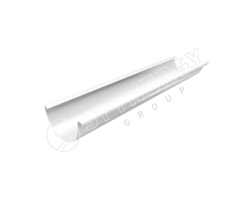 Желоб водосточный полукруглый Stynergy 125/90 мм. 3000 мм. RAL 9003 Сигнальный белый