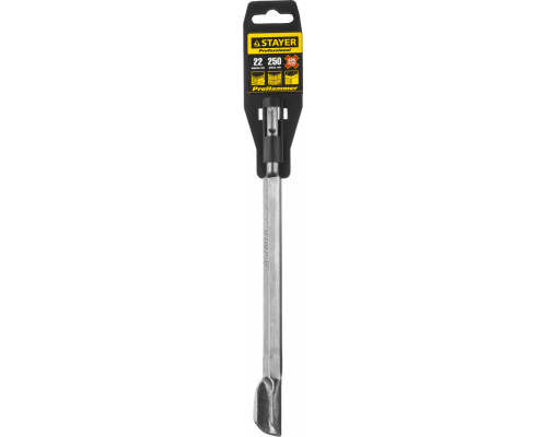 Зубило-штробер STAYER SDS-plus полукруглое 22 х 250 мм., 29357-22-250_z01